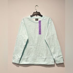 32 Degree Cool Women Crew Neck Sweater (Heather China Blue, size XS